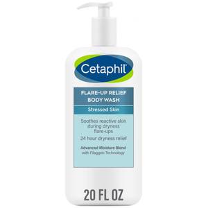 lot 3347 image: Cetaphil Flare-Up Relief Body Wash with Colloidal Oatmeal to Help Soothe and Condition Ultra-Dry, Stressed, Sensitive Skin, 20 oz