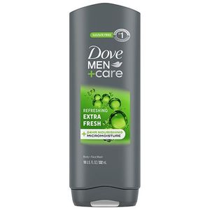 lot 3362 image: Dove MenCare Refreshing Hydrating Face & Body Wash for Men Extra Fresh All Skin  18 oz