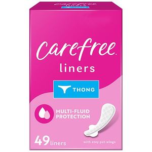 lot 3365 image: Carefree Unwrapped Unscented Panty Liners - 49ct