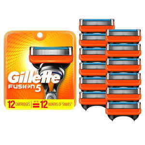 lot 3366 image: Gillette Fusion5 Men s Razor Blade Refills  12 Count