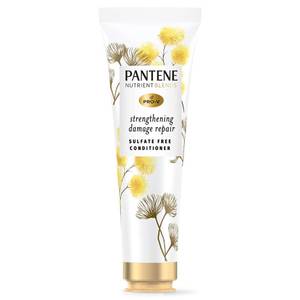lot 3379 image: Pantene Sulfate Free Conditioner, Hair Strengthening Anti Frizz Damage Repair with Castor Oil, Safe for Color Treated Hair, Nutrient Blends, 8.0 oz