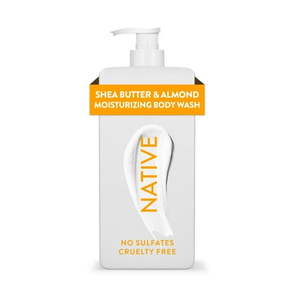 lot 3384 image: Native Moisturizing Body Wash Shea Butter & Almond 18 fl oz