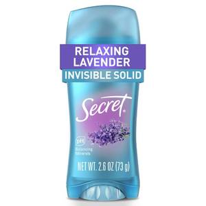 lot 3417 image: Secret Fresh Antiperspirant Deodorant for Women, 72hr Breathable Sweat & Odor Protection, Instant Freshness & Gentle, PH Balancing Minerals, Clear Gel, Relaxing Lavender Scent, 2.6 oz