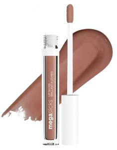 lot 3424 image: wet n wild MegaSlicks Lip Gloss, Ultra-Glossy, Vitamin-E Enriched, Ultra-Gloss High Shine Moisturizing, Cruelty-Free & Vegan - Nude Mood