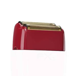 lot 3456 image: BaBylissPRO Barberology Professional FXX3RFB FX3 Red Replacement Double Foil Shaver Head with 2 Cutters