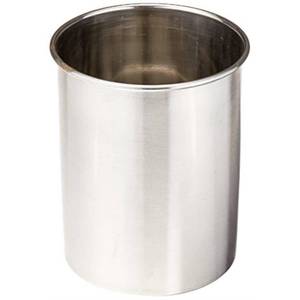 lot 3472 image: TableCraft Products HU2 Utensil Holder, Stainless Steel Brushed