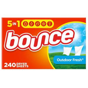 lot 3514 image: Bounce Fabric Softener Sheets, Outdoor Fresh Scent, 240 Count