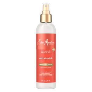 lot 3532 image: SheaMoisture Curl Stretch Refresher Spray Kalahari Melon Oil and Marula Oil Between Wash Style Stretcher Boosts Hydration, Fights Humidity and Frizz with Hyaluronic Serum 8 Fl Oz