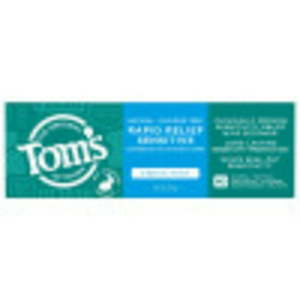lot 3556 image: Toms of Maine Rapid Relief Sensitive Toothpaste 683562 Dental cavity varnish