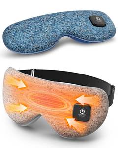 lot 3561 image: Heated Eye Mask - Cordless Eye Mask for Dry Eyes, FSA - HSA Eligible, Eye Relief, Improved Sleep, Washable Eye Heating pad for Travel and with Replaceable Shell (Gray)