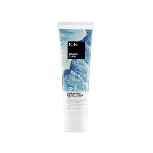 lot 3587 image: IGK BEACH CLUB Style-Memory Blowout Cream  Volume  Bounce  Heat Protectant  Vegan  Cruelty Free  4.5 Oz