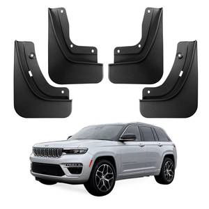 lot 1740 image: Ecarzo Mud Flaps Fit for 5th Gen Jeep Grand Cherokee 2025 2024 2023 2022 No Drilling Required All Weather Mud Splash Guards Mudflap Front & Rear Gen Jeep Grand Cherokee 2-Row Accessories 4pcs (Non L)
