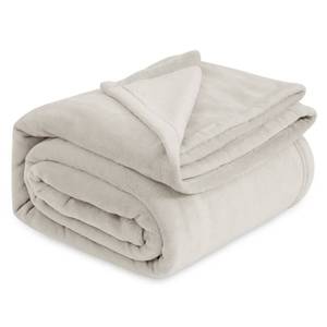 lot 1749 image: Bedsure GentleSoft Fleece Blanket California King Size Linen - Lightweight Plush Fuzzy Cozy Soft Bed Blankets, 102x96 inches