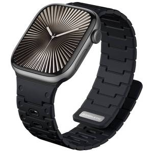 lot 2022 image: Bandletic Magnetic Watchband Compatible with Apple Watch Series 11 Band for Women, Silicone Sport Replacement Strap for iWatch 42mm(Series 11 10),41mm(987), 40mm(SE3SE2SE654), 38mm(321),Black