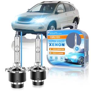 lot 2040 image: TOPLYGS D2S HID Xenon Headlight Bulb Fit for Lexus RX330 RX350 RX400H(Low Beam) 2004-2009 LS430 ES RX330 2005 2006, 8000K White Blue, High Low Beam Xenon Lights Replacement, Pack of 2