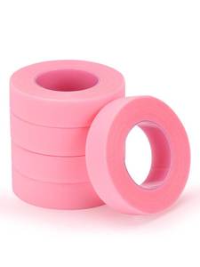 lot 2049 image: TEOYALL PE Lash Tapes, 5 Rolls Adhesive Micropore Breathable Pink Eyelash Extension Tapes Lash Extensions Supplies - 9 meter10 Yard Each Roll (5 Rolls)