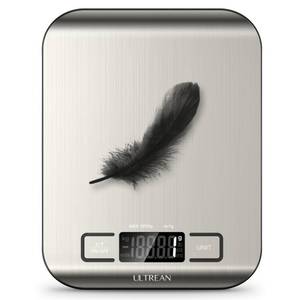 lot 2086 image: Ultrean Food Scale, Digital Kitchen Scale with LCD Display, Weight Grams and Ounces for Baking Cooking and Meal Prep, 6 Units with Tare Function, 304 Stainless Steel, 11lb (Batteries Included)