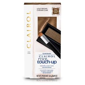 lot 2089 image: Clairol Root Touch-Up Temporary Concealing Powder, Light Brown Hair Color, Pack of 1