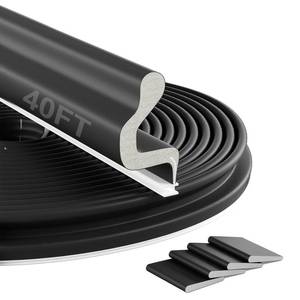lot 2090 image: Bantie 40FT Kerf Weather Stripping Door Seal Sound Proof Weather Strips Seal Strip for Front Door Frame Soundproofing Exterior Door Insulation Gasket (with 4 Door Corner Seals)