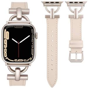 lot 2139 image: Wearlizer Leather Band Compatible with Apple Watch Bands Women 41mm 40mm 38mm 49mm 46mm 45mm 44mm 42mm, Fancy Dressy Strap for iWatch Series 11 10 9 8 7 6 5 4 3 SEUltra 3 2 1,StarlightStarlight