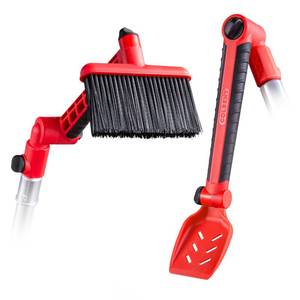 lot 2172 image: Multi-Angle Gutter Cleaning Tools from the Ground - Gutter Cleaner tool attachment for Threaded Poles - Gutter Scoop & Brush for rain gutter cleaning and leaf removal from Gutter Guard