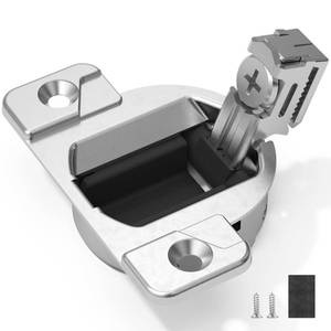 lot 3731 image: Blum 110° Cabinet Hinges 20(Pack) Replacement for Compact 33 Screw-in Hinge - Heavy-Duty Nickel-Plated, Face Frame Cabinets (No Mounting Plate, with Screws)