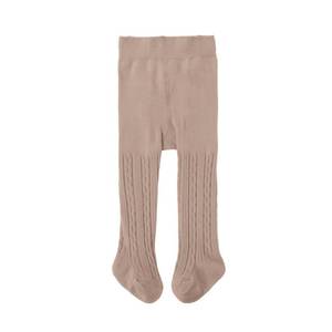 lot 4228 image: Century Star Toddler Tights for Girls - Cotton Cable Knit Stockings Solid Warm Footed Seamless Leggings for Infant Newborn Baby khaki 8-10 Years