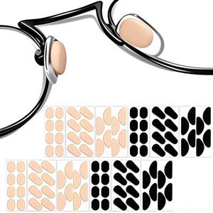 lot 4244 image: 48 Pairs EVA Nose Pads for Glasses,Glasses Nose Pad Cushion,Soft and Non-Slip Replacement Pads Fit for Most Sunglasses and Eyeglasses.
