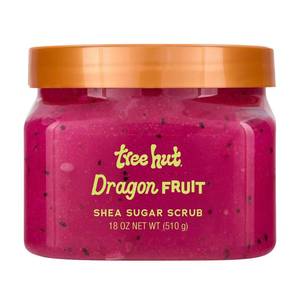 lot 4261 image: Tree Hut Dragon Fruit Shea Sugar Scrub, Exfoliating, Hydrating & Moisturizing Body Scrub with Shea Butter & Nourishing Essential Oils, Smooth & Soften Skin, 18 oz