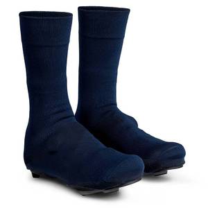 lot 4285 image: GripGrab Flandrien Waterproof Knitted Road Cycling Shoe Covers High Cut Windproof Insulating Zipperless Aero Overshoes