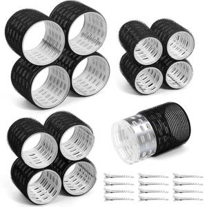 lot 6084 image: Thermal Rollers for Hair, 24PCS Jumbo Rollers Hair Curlers with Clips, Large Roller with 63mm 48mm 36mm Self Grip Thermal Hair Roller for Long Medium Short Hairs Volume