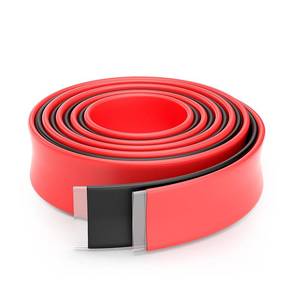 lot 7945 image: ELECFUN 2 Inch 8 Ft Heat Shrink Tubing Roll, 31 Large Marine Grade Adhesive Lined Heatshrink Tube, Waterproof Dual Wall Wiring Wrap Seal Against Moisture Corrosion Air Leakage (4 ft Black & 4 ft Red)