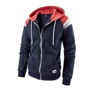 lot 7992 image: LAIWANG Mens Full Zip Fleece Hoodie zippered Color Block hooded slim Fit Long Sleeve Lightweight Sweatshirt With Pocket (New 08# Blue, xx_l)