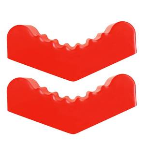 lot 8017 image: AUTOXBERT 2Pcs Jack Stand Rubber Pad Universal Red Car Lift Pads Adapter Repair Tool 6 Ton Frame Rail Jacking Stand Pinch Support Protector