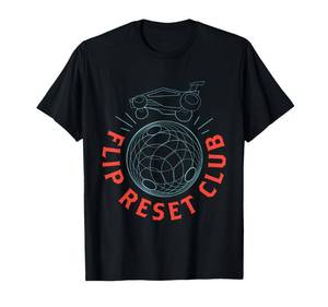 lot 8021 image: Simple Rocket Soccer League, Flip Reset Club, Clean Design T-Shirt