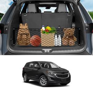 lot 8039 image: Karltys Envelope Style Cargo Net for 2018-2026 Chevy Equinox and GMC Terrain, Elastic Heavy Duty Rear Trunk Cargo Net Storage Organizer for 2024-2026 Chevrolet Equinox EV
