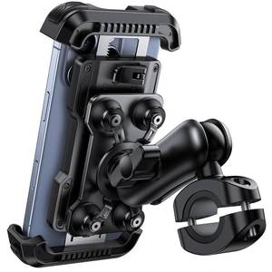 lot 8429 image: Lamicall Motorcycle Phone Mount Holder - Dual Vibration Dampener Metal Adjustment Arm Motorcycle Cell Phone Holder, Bike Handlebar Phone Mount, for iPhone 1615 1413 Pro Max, 4.7-6.7 Phones