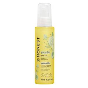 lot 8468 image: The Honest Company Fragrance-Free Moisturizing Body Oil, Nourish Soothe Babys Skin, Plant-Based, Hypoallergenic Vegan, 4.0 fl oz