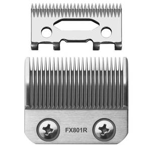 lot 8471 image: Manxrtod FX801R Replacement Blades Compatible with FX870FXF880FX810FX825FX673N Clippers, DLC Replacement Taper Blades for FX Clipper Blades, Silver