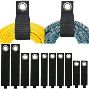 lot 8473 image: ZTSXLLIM Heavy-Duty Storage Straps (Assorted 10 Pack) - Extension Cord Storage, Organizer, Cord Wrap Keeper, Cable Straps for Tools, Hoses, Rope, RV, Workshop and Garage Wall Storage and Organization