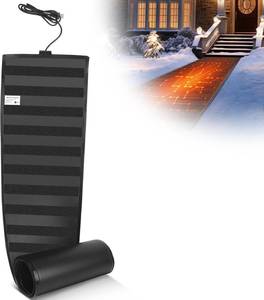 lot 9603 image: HETFOENT Heated Snow Melting Mats,13in x 15FT Heated Outdoor Mats for Winter Snow Removal,Snow and Ice Melting Mats for Proof and Sidewalks