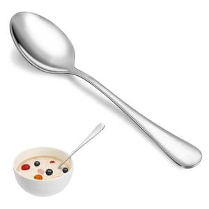 lot 10232 image: Dinner Spoon Set,16 Pcs 7.3 Tablespoons,Premium Food Grade Stainless Steel Spoons,Durable Metal Spoon,Tablespoon,Silverware Spoons Only,Mirror Finish & Dishwasher Safe,Use for Home,Restaurant