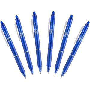 lot 10236 image: Pilot FriXion Ball 0.7mm Erasable Gel Pens, Fine Point, Blue Ink, Pack Of 6