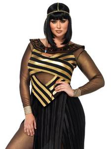 lot 10276 image: Leg Avenue Womens Costume, GoldBlack, 3X  4X