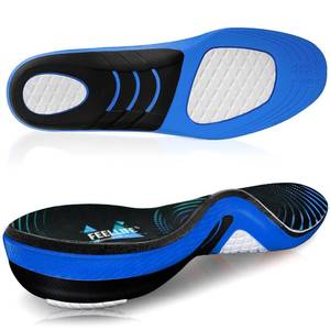 lot 10285 image: FEELLIFE Plantar Fasciitis Relief Shoe Insoles 1-Pair, Arch Support Insoles, Running Athletic Gel Shoe Inserts, Orthotic Inserts for Arch PainTrim to Fit Men 6-10Women 7-11