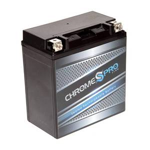 lot 10316 image: Chrome S Pro YTX20CH-BS Maintenance-Free 12V 19Ah Battery Replacement for ATV, Motorcycle, Jet Skis, Scooter, UTV, and More - Nut and Bolt (T3) Terminal