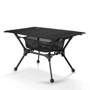 lot 13863 image: ONETIGRIS Dipper Camping Table, Lightweight Portable Folding Table with Mesh Storage Net, HighLow Options, Ideal for Camping, Hiking, Tailgating, Beach, Picnic, Travel, Backyard