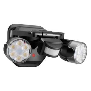 lot 13873 image: OREiN Motion Sensor Outdoor Security Light, Adjustable Dual-Head LED Flood Light, 3 Modes(MotionManualDusk to Dawn), 150W Equivalent 5000K, IP65 Waterproof Exterior Lighting, Hardwired
