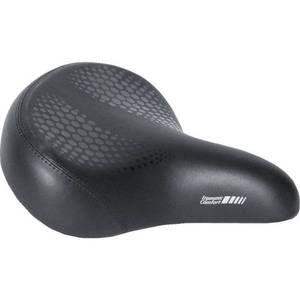 lot 14297 image: Memory Foam Padded Bike Seat Cushion By Delta Cycle - Comfort Saddle, Easy To Mount - Dual Shock Suspension For A Comfortable Ride - Universal Fit & Grab Handle For Easy Transport, Black