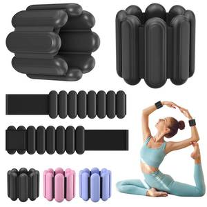 lot 14302 image: Wrist & Ankle Weights for Women, Wearable Strong Arm & Leg Weights Set of 2(1Lbs Each), Adjustable Ankle Weights for Walking, Yoga, Dance, Barre,Gym,Exercise,Pilates,Walking Running (Matte Black)